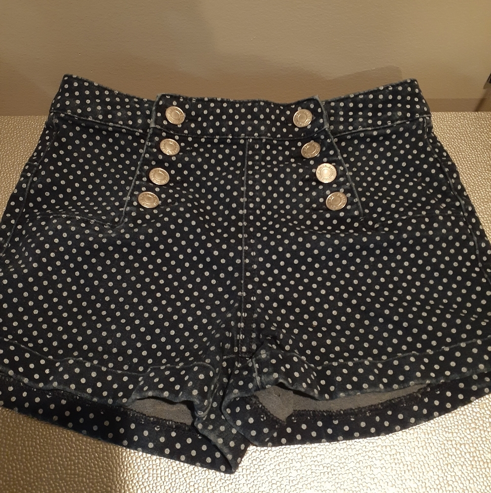 Polka dot shorts